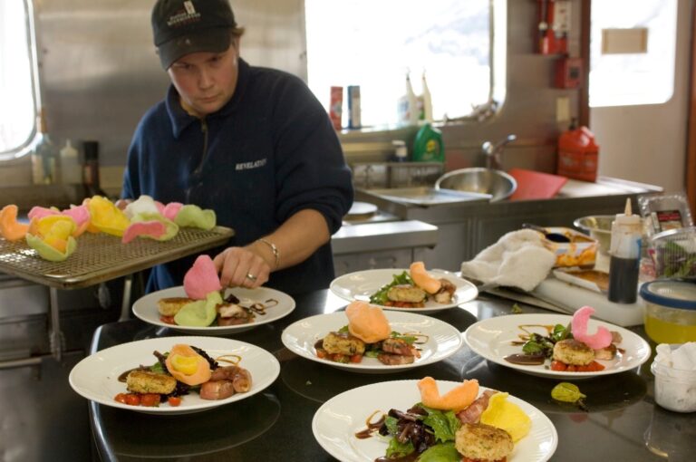 Ship's Galley On Board Yacht STARGAZER