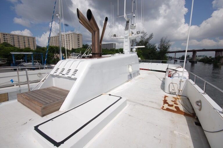 Sun Deck On Yacht STARGAZER
