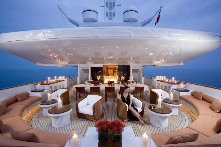 Aft Deck On Board Yacht BAD GIRL