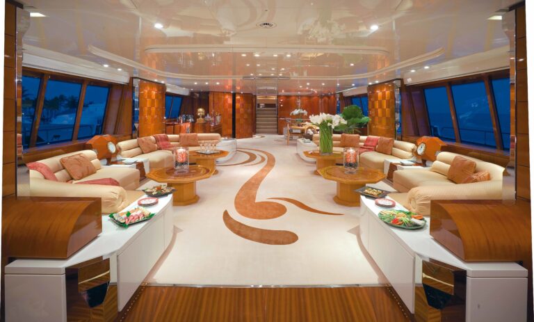 Saloon Aboard Yacht BAD GIRL