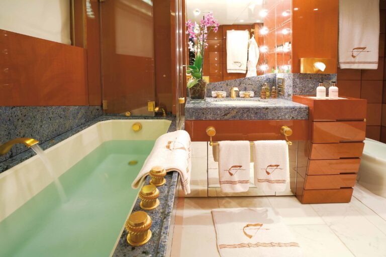 Twin Bed Bath On Yacht BAD GIRL
