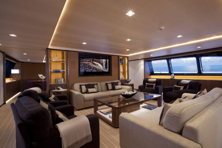 Premier Saloon On Yacht FIDELIS