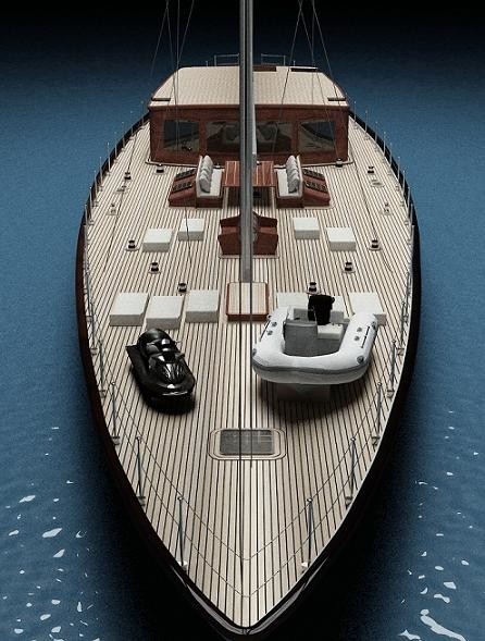 Fore Deck On Yacht REGINA