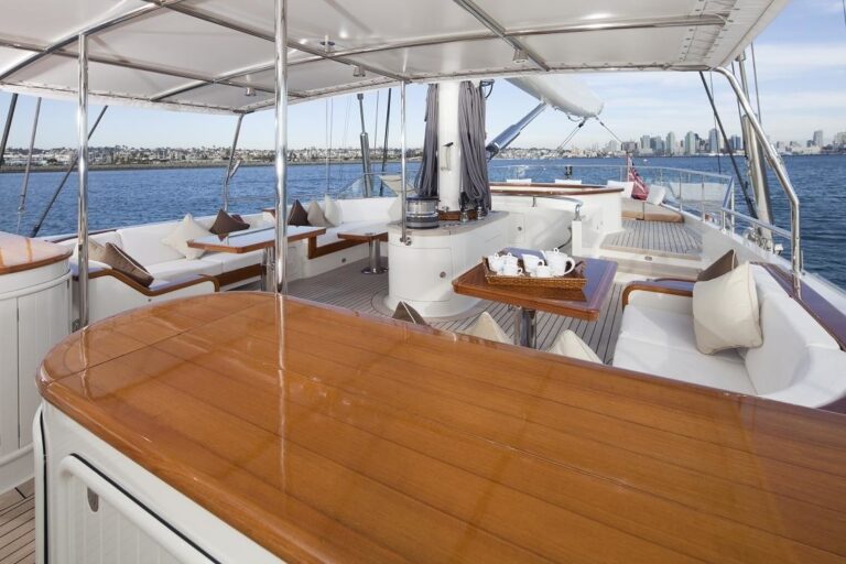 Fly-bridge On Board Yacht ZENJI