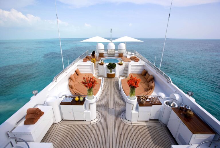 Sunshine Deck Aboard Yacht BAD GIRL