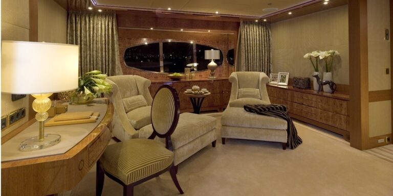 Main Master Cabin Lounge Area