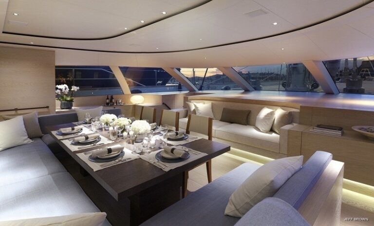 Evening: Yacht TWIZZLE's Observance Lounging Photograph
