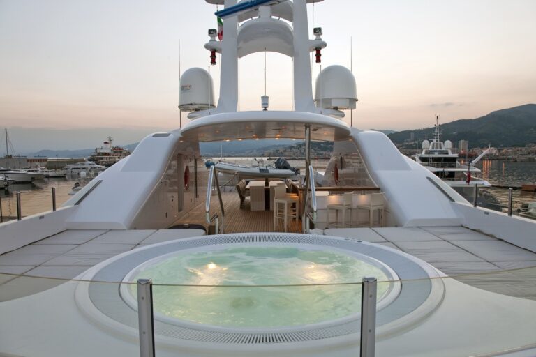 Jacuzzi Pool Aboard Yacht BARAKA