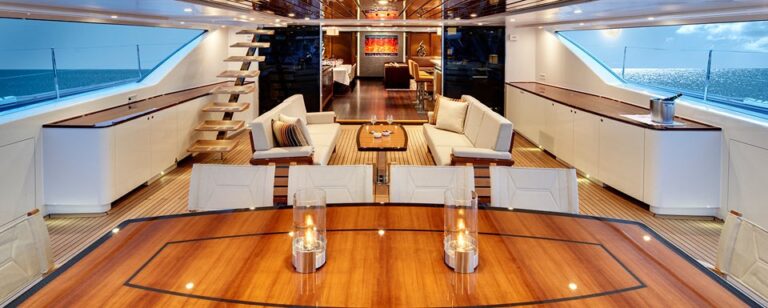 Sitting: Yacht KOKOMO's Cockpit Pictured