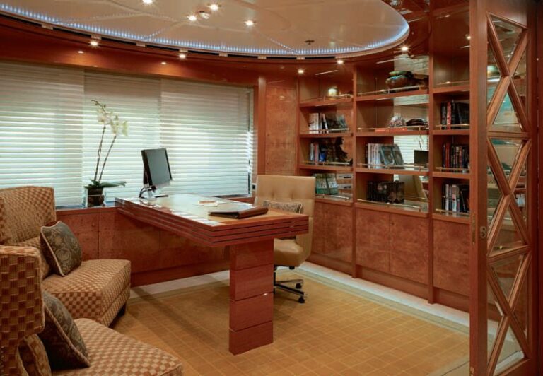 Main Master Office On Yacht LADY SHERIDAN