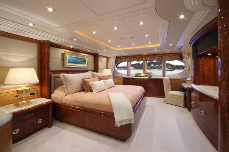Main Master Cabin On Board Yacht CAPRI