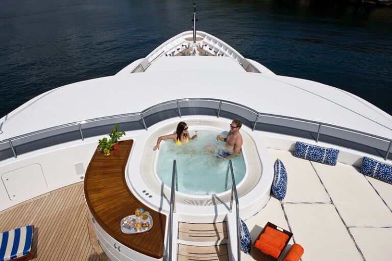 Jacuzzi Pool On Board Yacht BLUE MOON