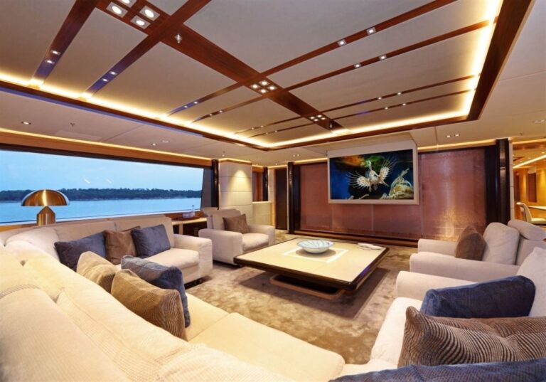 Cinema lounge on the upper deck