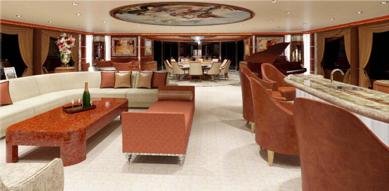 Lounge Aboard Yacht DIAMONDS ARE FOREVER