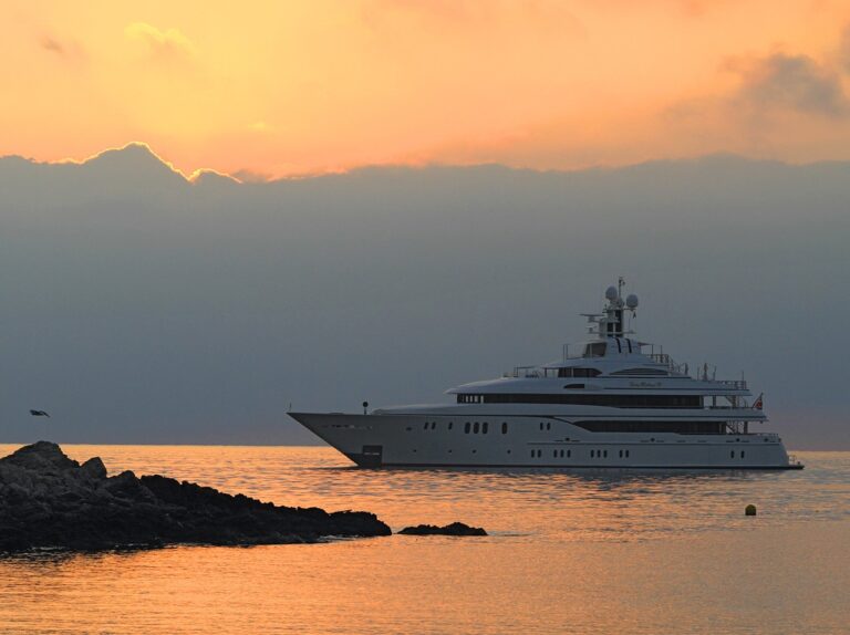 Sunset Dusk On Yacht LADY KATHRYN V