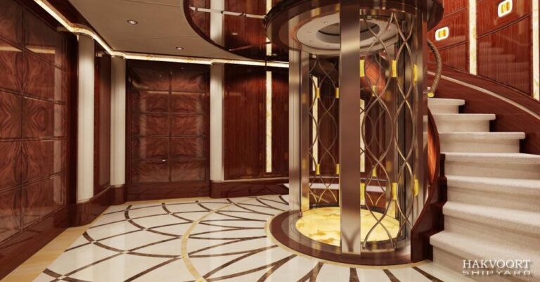 61m megayacht YN248 - Interior
