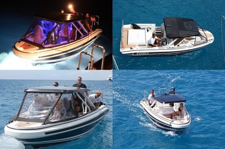 Ship's Tenders Aboard Yacht APOGEE