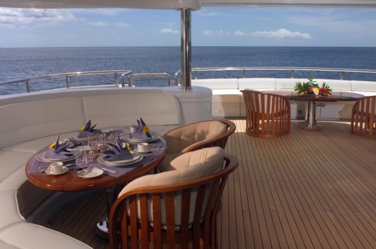 Premier Aft Deck On Yacht APOGEE