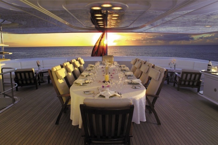 Exterior Eating/dining On Board Yacht APOGEE