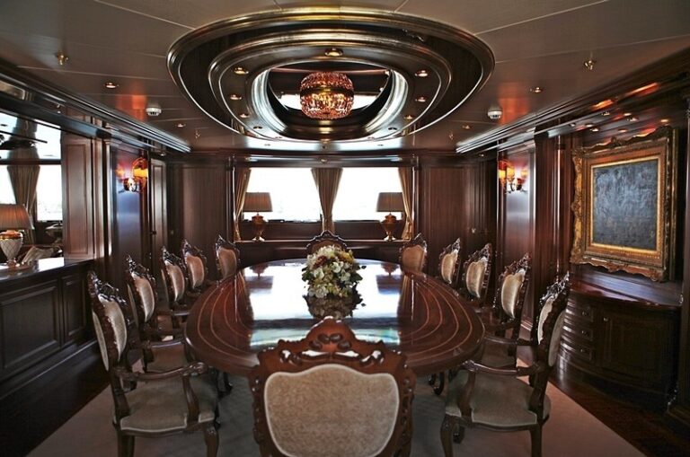 Formal Eating/dining Saloon On Yacht APOGEE