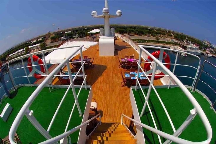 Deck Aspect Aboard Yacht BLUE DAWN
