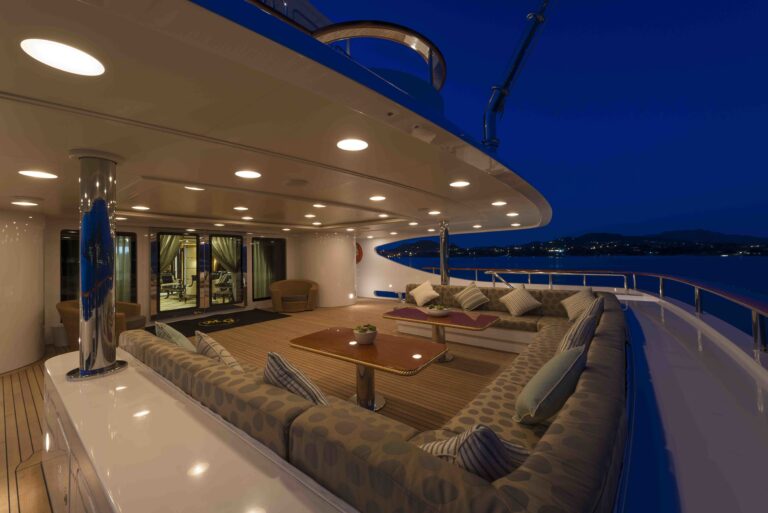 main aft deck exterior area