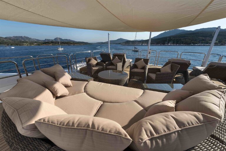 sundeck lounging