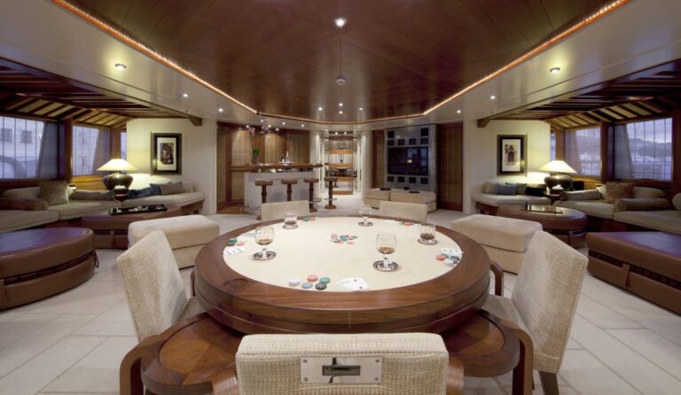 Vista Lounging Aboard Yacht SARAH