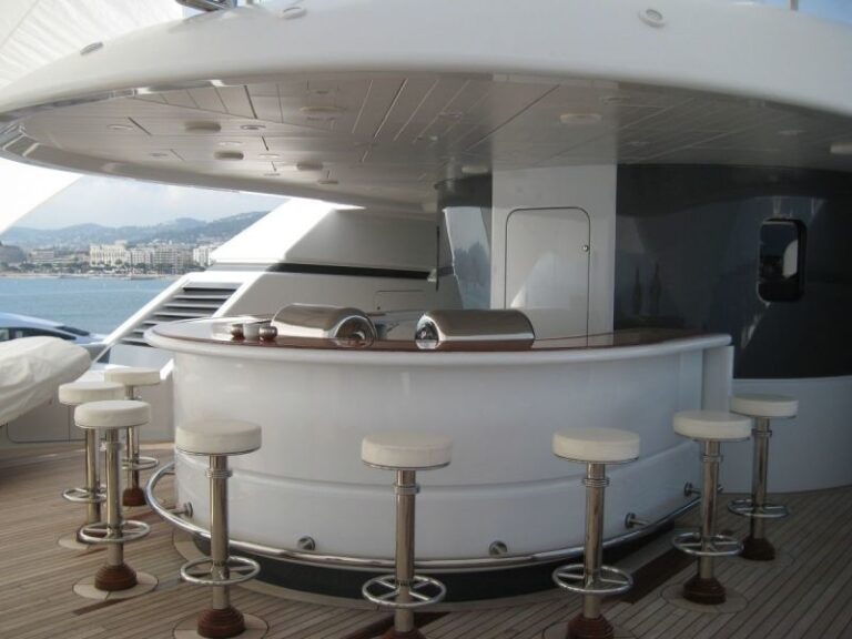 Drinks Bar Aboard Yacht SARAH
