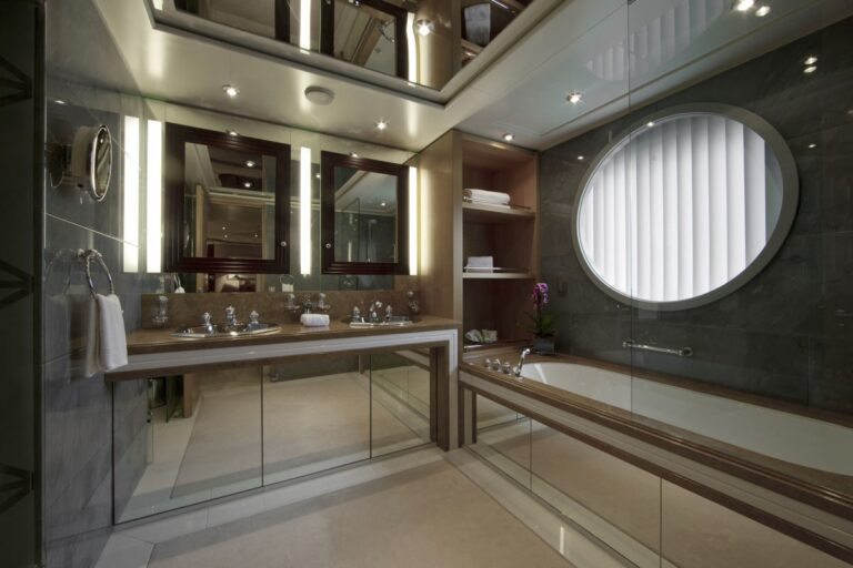 Guest's Bath Aboard Yacht SARAH