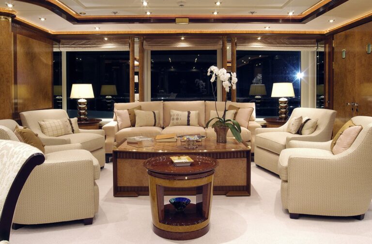 Profile: Yacht SEA WALK's Premier Saloon Pictured