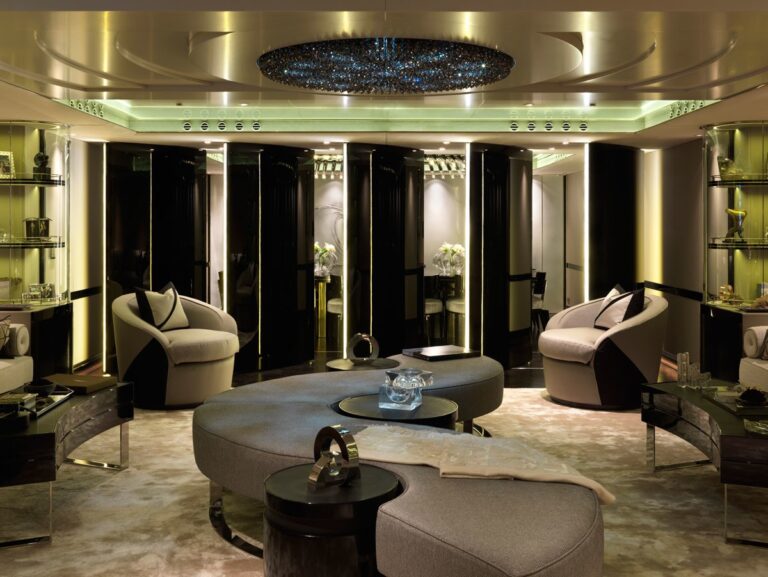 main saloon seating and lounging