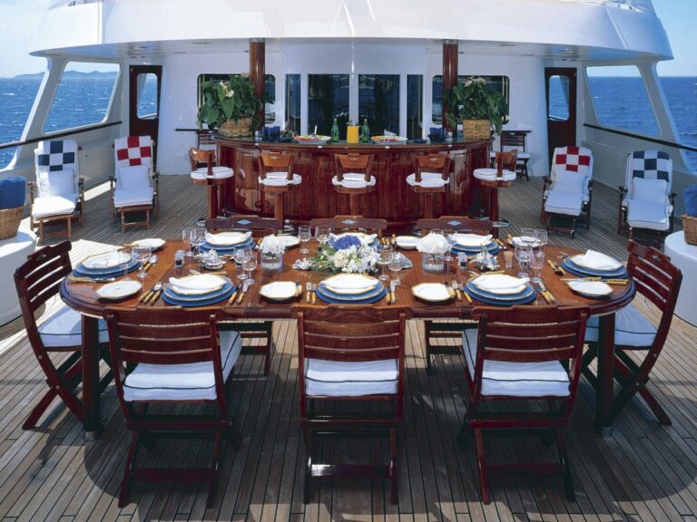 exterior dining area
