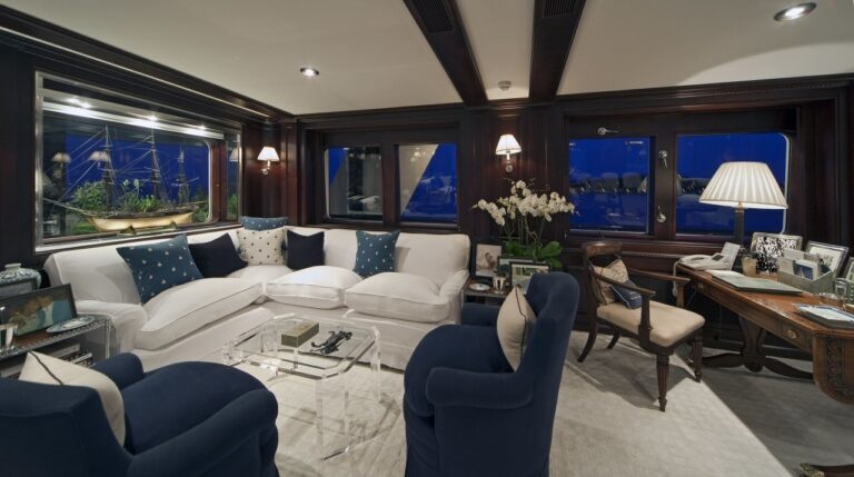 seating area in the saloon