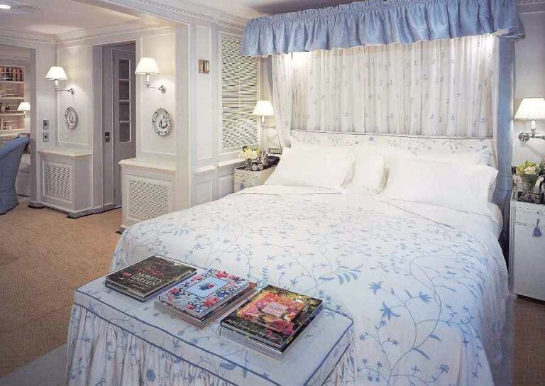 Blue: Yacht VIRGINIAN's Guest's Cabin Photograph