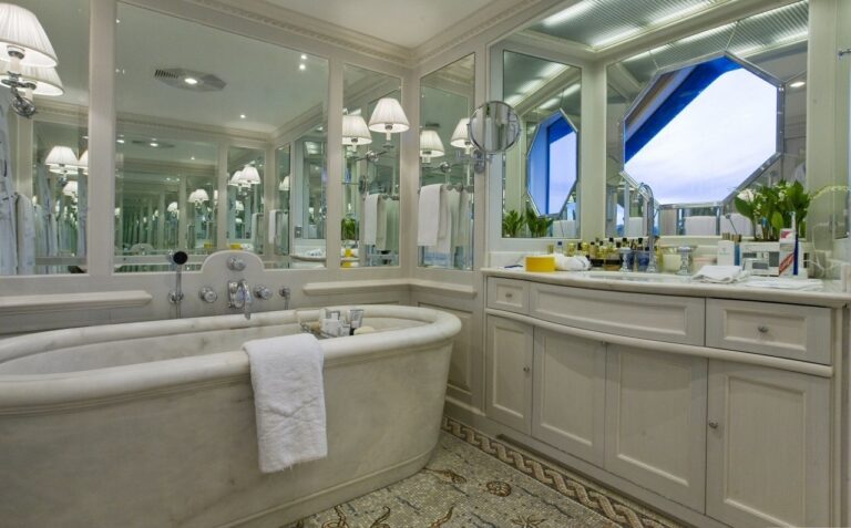 Main Master Bath On Yacht VIRGINIAN