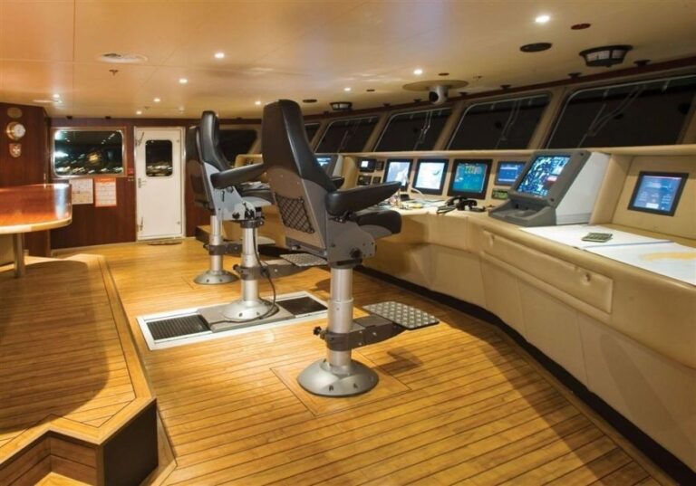 Bridgedeck Aboard Yacht FORCE BLUE