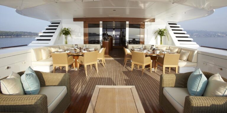 External Sitting On Board Yacht LADY BRITT