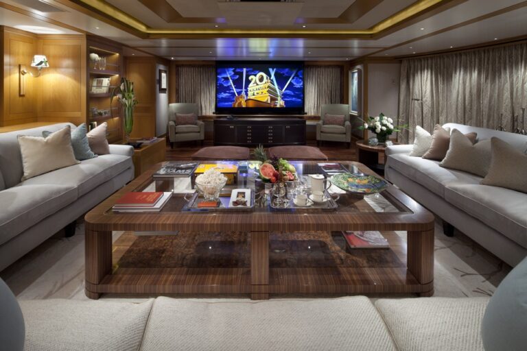 Premier Deck Saloon On Yacht LADY BRITT