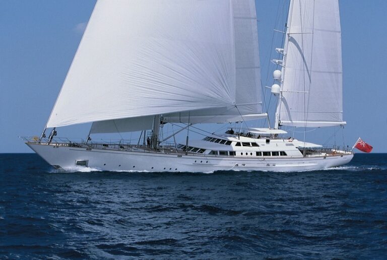 With Full Sail: Yacht SPIRIT OF THE C'S's Premier Overview Captured