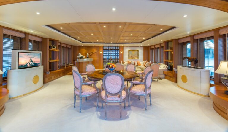 bridge deck dining area