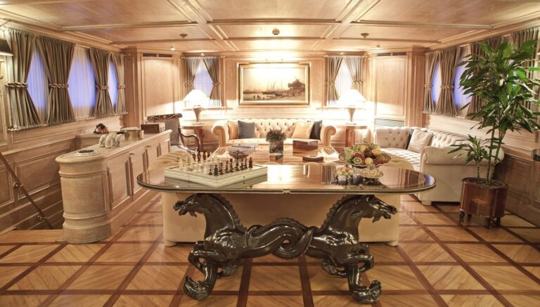 Inside On Yacht CREOLE
