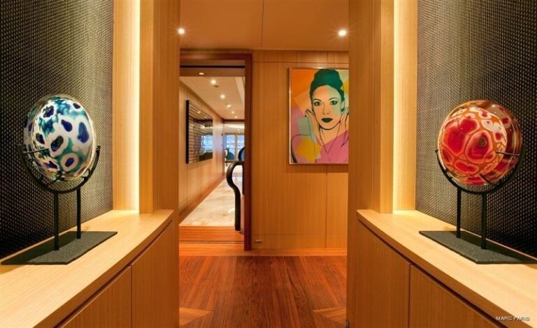 Top Lobby Aboard Yacht INFINITE SHADES