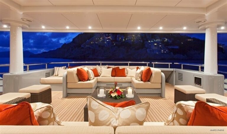 Premier Aft Deck On Yacht INFINITE SHADES