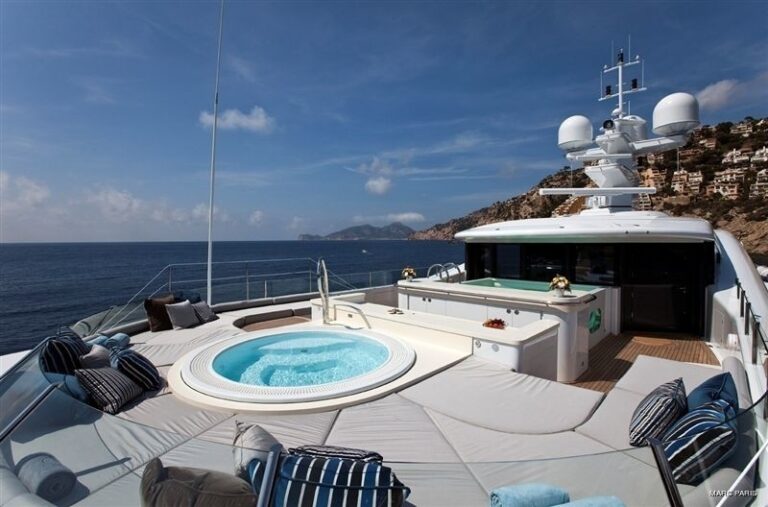 Fore Sun Deck On Yacht INFINITE SHADES