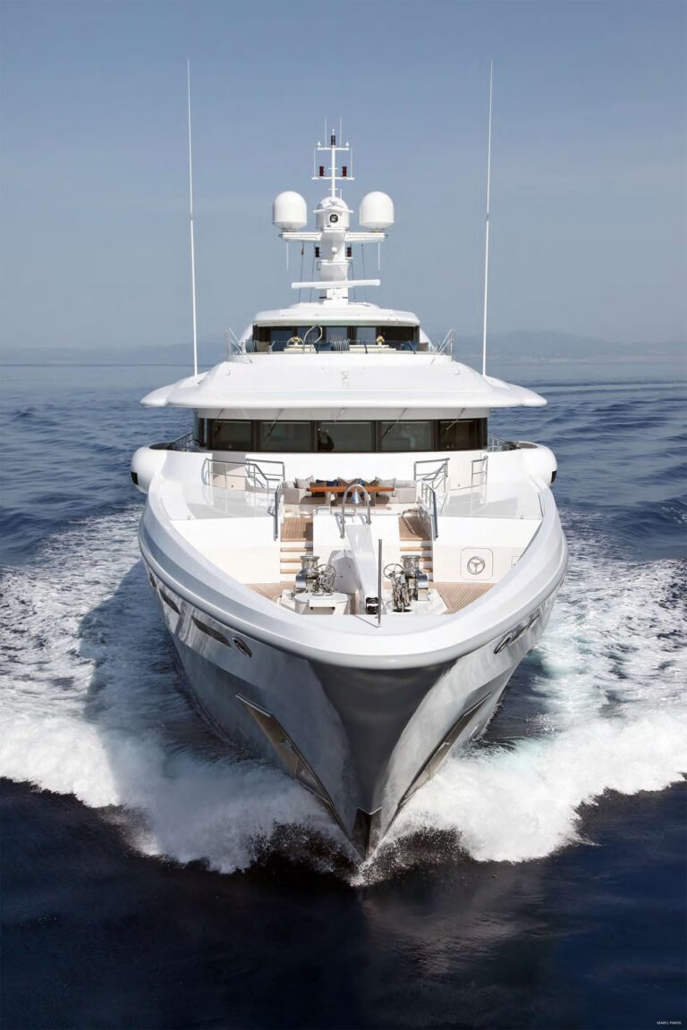Forward Aspect Detail: Yacht INFINITE SHADES's Cruising Pictured