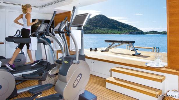 Swimming Deck Aboard Yacht SEANNA