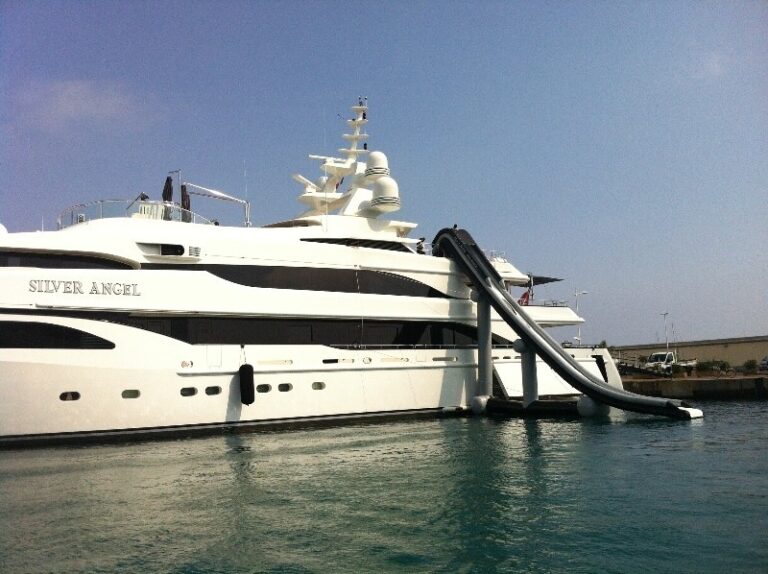 Waterslide On Board Yacht SILVER ANGEL