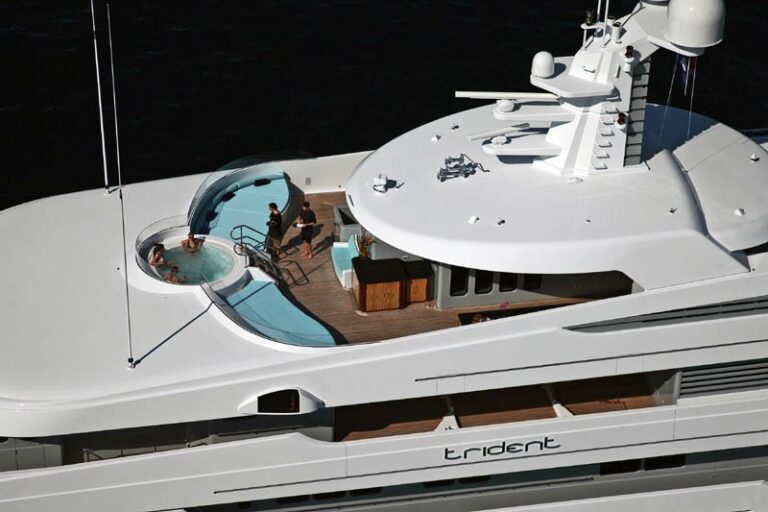 Jacuzzi Pool: Yacht TRIDENT's Above Pictured