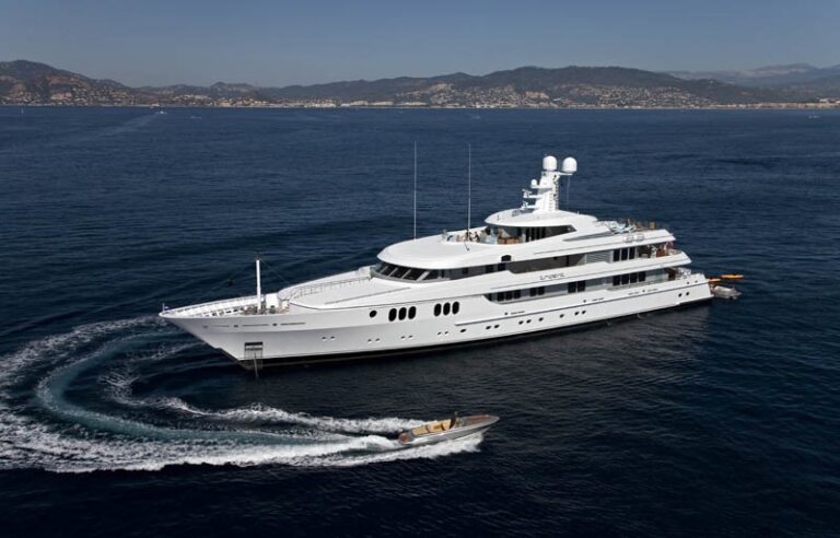 Cruising Including Ship's Tender Aboard Yacht TRIDENT